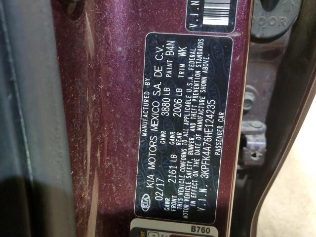 Photo 11 VIN: 3KPFK4A76HE124235 - KIA FORTE 