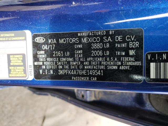 Photo 11 VIN: 3KPFK4A76HE149541 - KIA FORTE 