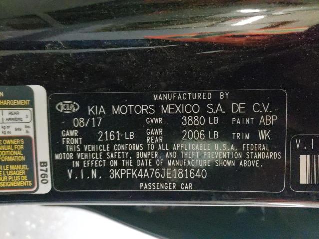 Photo 11 VIN: 3KPFK4A76JE181640 - KIA FORTE LX 