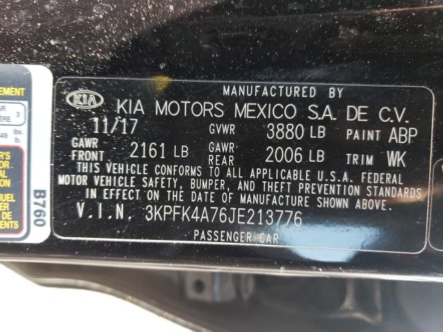 Photo 9 VIN: 3KPFK4A76JE213776 - KIA FORTE LX 