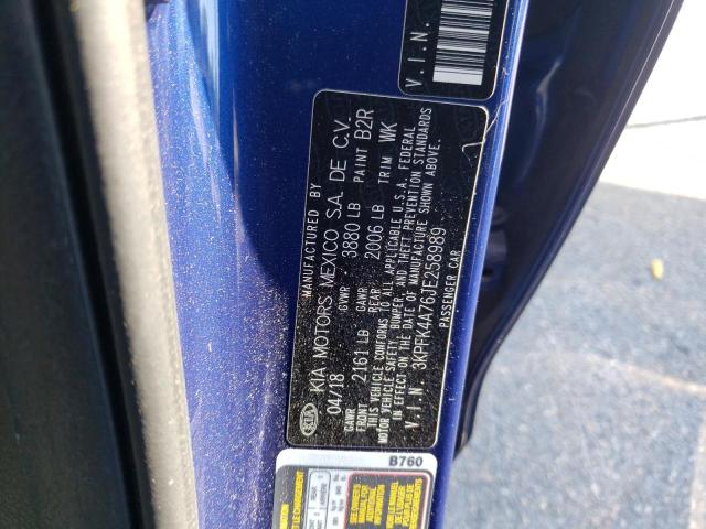 Photo 11 VIN: 3KPFK4A76JE258989 - KIA FORTE LX 