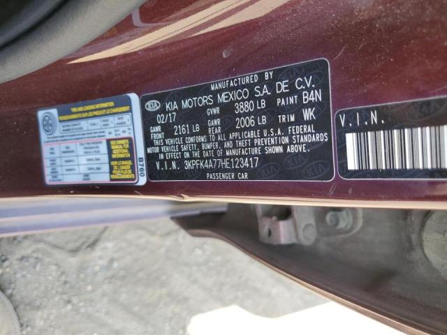 Photo 12 VIN: 3KPFK4A77HE123417 - KIA FORTE LX 