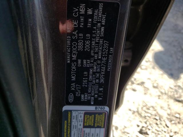 Photo 9 VIN: 3KPFK4A77HE152397 - KIA FORTE LX 