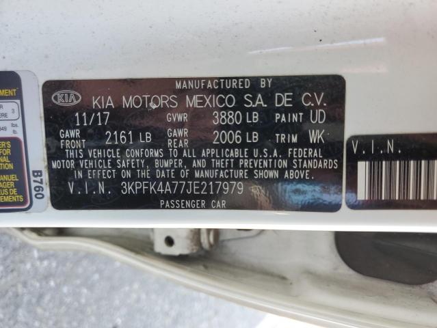 Photo 12 VIN: 3KPFK4A77JE217979 - KIA FORTE 