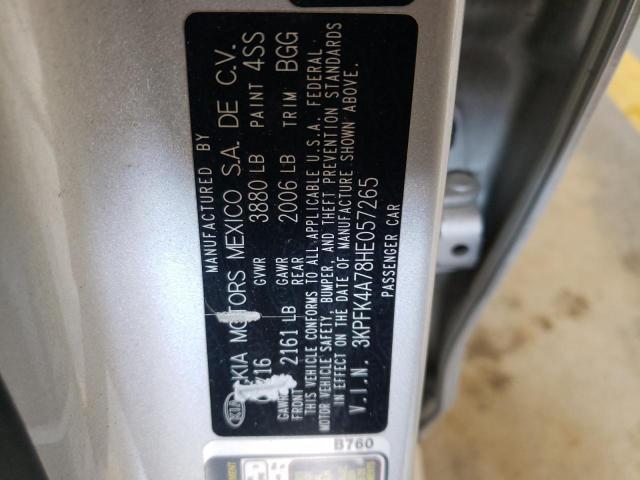 Photo 11 VIN: 3KPFK4A78HE057265 - KIA FORTE 