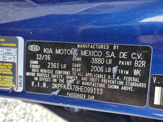 Photo 11 VIN: 3KPFK4A78HE099113 - KIA FORTE LX 