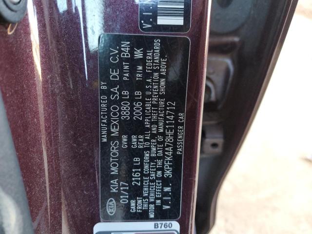 Photo 11 VIN: 3KPFK4A78HE114712 - KIA FORTE LX 