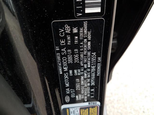 Photo 9 VIN: 3KPFK4A78HE119554 - KIA FORTE LX 