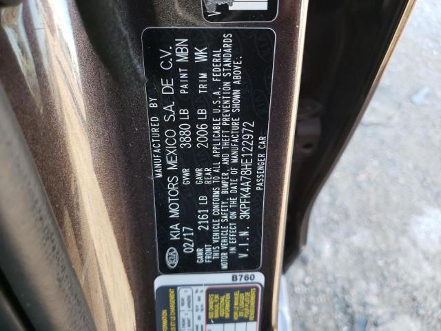 Photo 11 VIN: 3KPFK4A78HE122972 - KIA FORTE LX 