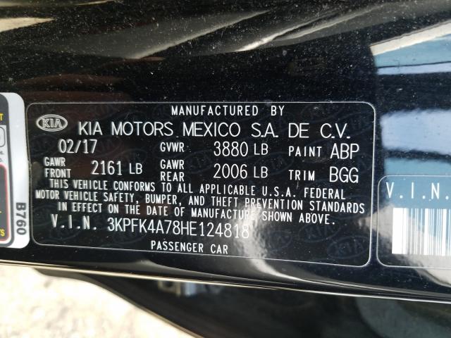 Photo 9 VIN: 3KPFK4A78HE124818 - KIA FORTE LX 