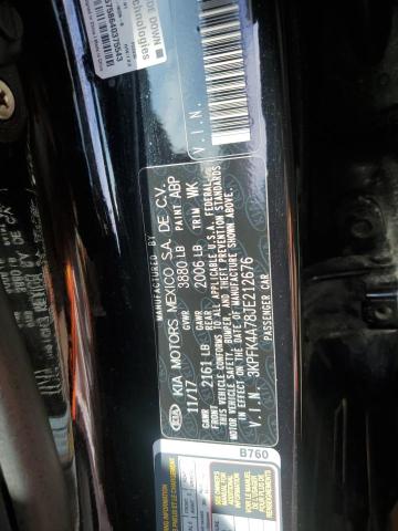 Photo 11 VIN: 3KPFK4A78JE212676 - KIA FORTE 