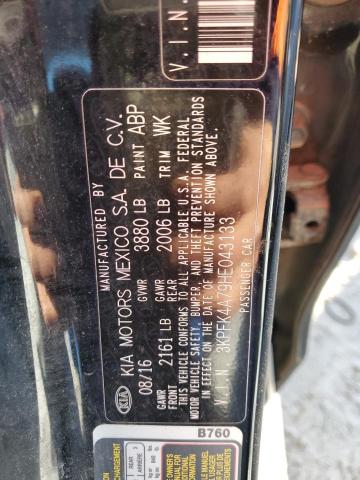 Photo 12 VIN: 3KPFK4A79HE043133 - KIA FORTE LX 