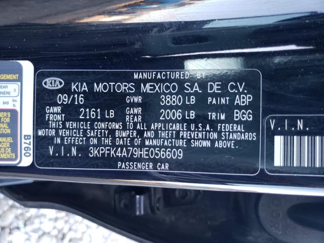 Photo 9 VIN: 3KPFK4A79HE056609 - KIA FORTE LX 