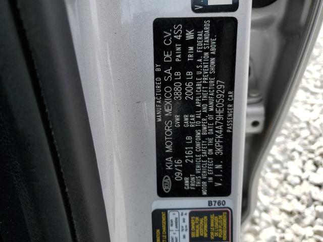 Photo 11 VIN: 3KPFK4A79HE059297 - KIA FORTE 