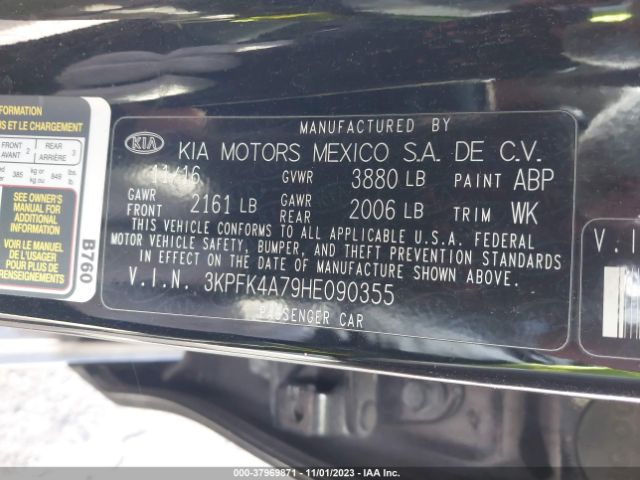 Photo 8 VIN: 3KPFK4A79HE090355 - KIA FORTE 