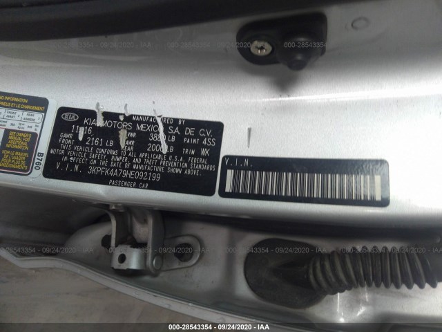 Photo 8 VIN: 3KPFK4A79HE092199 - KIA FORTE 