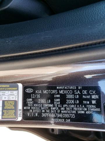 Photo 9 VIN: 3KPFK4A79HE099735 - KIA FORTE LX 