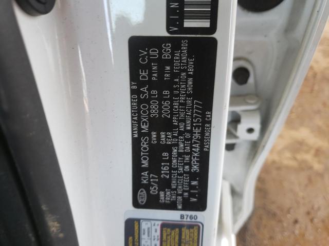 Photo 9 VIN: 3KPFK4A79HE157777 - KIA FORTE LX 