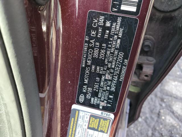 Photo 11 VIN: 3KPFK4A79JE272000 - KIA FORTE 