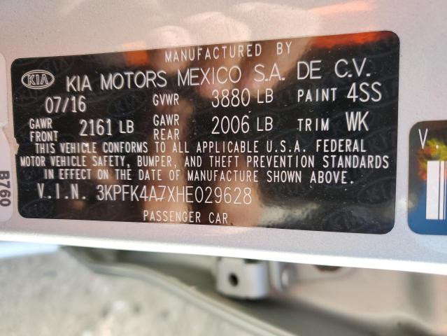 Photo 11 VIN: 3KPFK4A7XHE029628 - KIA FORTE 