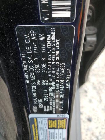 Photo 12 VIN: 3KPFK4A7XHE034635 - KIA FORTE LX 