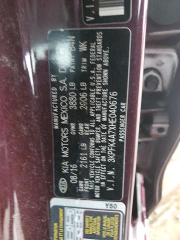 Photo 11 VIN: 3KPFK4A7XHE040676 - KIA FORTE 