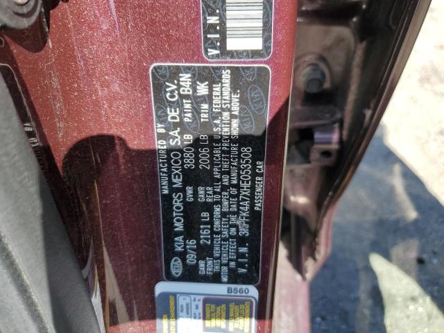 Photo 12 VIN: 3KPFK4A7XHE053508 - KIA FORTE LX 