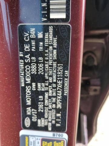 Photo 12 VIN: 3KPFK4A7XHE118261 - KIA FORTE 