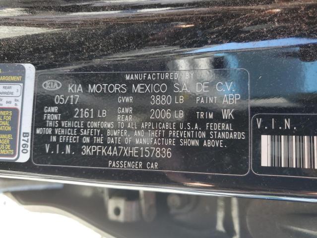 Photo 11 VIN: 3KPFK4A7XHE157836 - KIA FORTE 