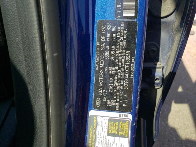 Photo 12 VIN: 3KPFK4A7XJE169958 - KIA FORTE LX 