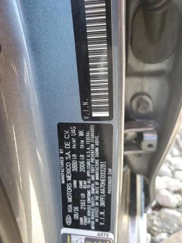 Photo 11 VIN: 3KPFL4A70HE033281 - KIA FORTE LX 