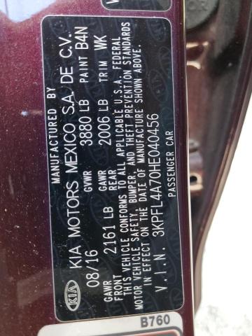 Photo 11 VIN: 3KPFL4A70HE040456 - KIA FORTE 