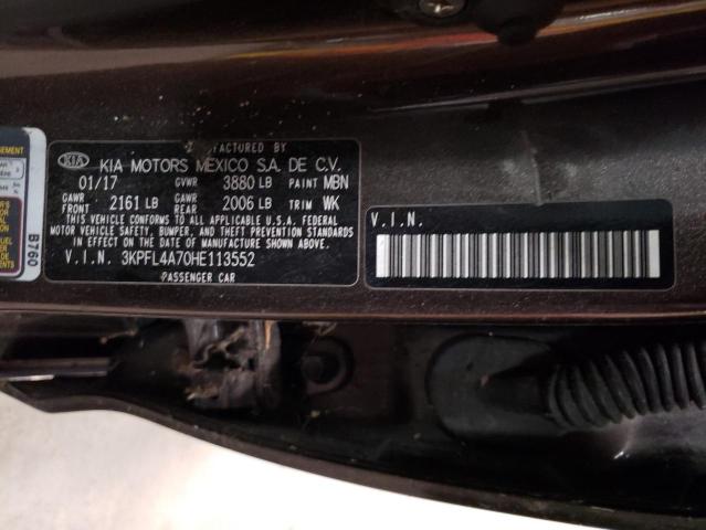 Photo 11 VIN: 3KPFL4A70HE113552 - KIA FORTE LX 