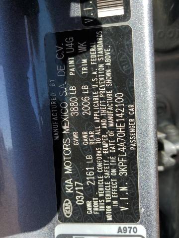 Photo 11 VIN: 3KPFL4A70HE142100 - KIA FORTE LX 