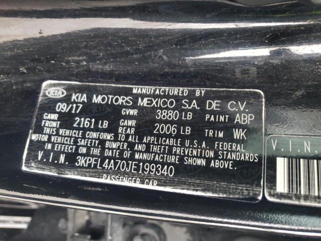 Photo 11 VIN: 3KPFL4A70JE199340 - KIA FORTE LX 