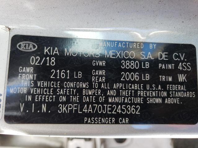 Photo 11 VIN: 3KPFL4A70JE245362 - KIA FORTE LX 