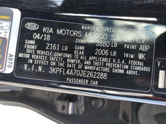 Photo 9 VIN: 3KPFL4A70JE262288 - KIA FORTE 