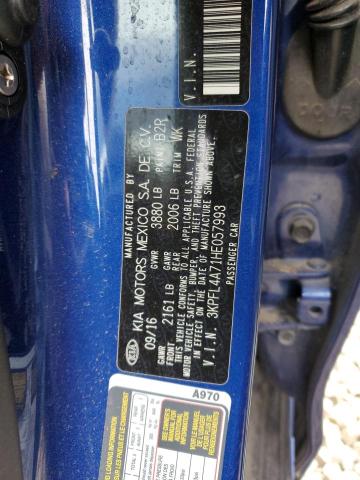 Photo 12 VIN: 3KPFL4A71HE057993 - KIA FORTE LX 