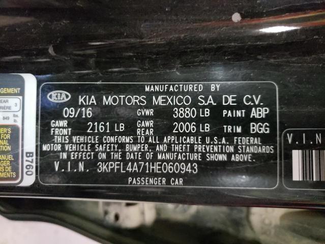 Photo 9 VIN: 3KPFL4A71HE060943 - KIA FORTE LX 