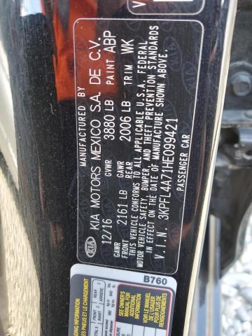 Photo 9 VIN: 3KPFL4A71HE099421 - KIA FORTE LX 