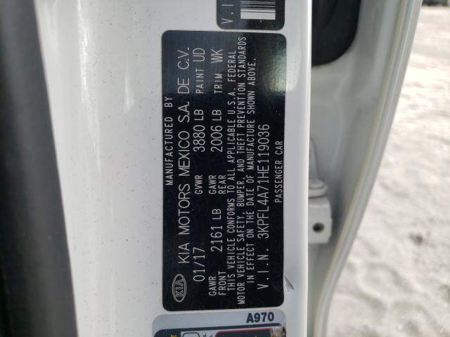 Photo 9 VIN: 3KPFL4A71HE119036 - KIA FORTE LX 