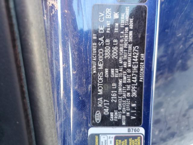 Photo 12 VIN: 3KPFL4A71HE144275 - KIA FORTE 