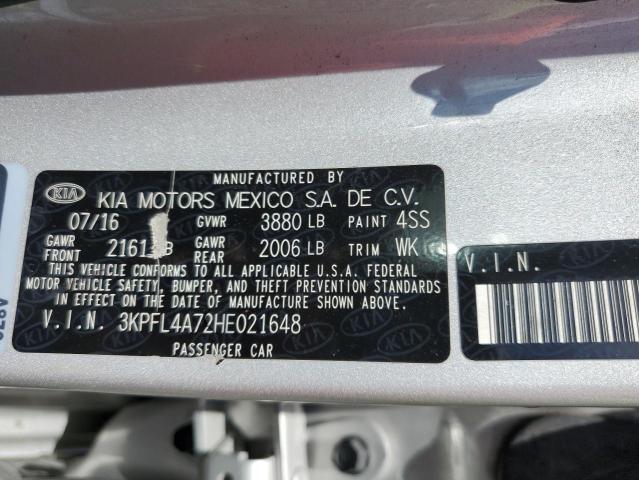 Photo 12 VIN: 3KPFL4A72HE021648 - KIA FORTE LX 