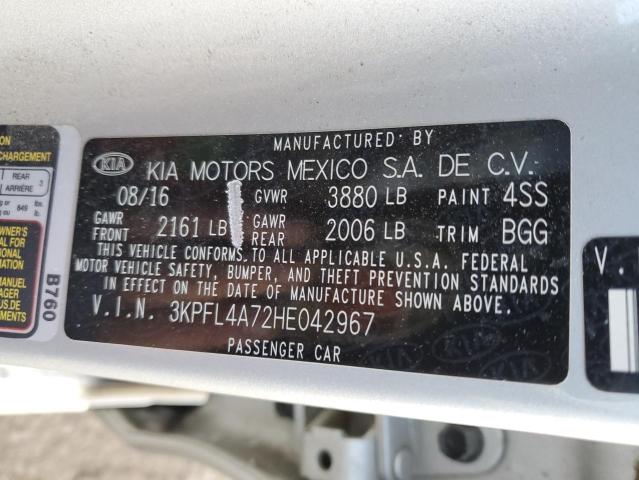 Photo 11 VIN: 3KPFL4A72HE042967 - KIA FORTE LX 