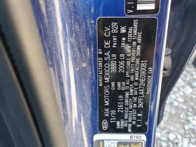 Photo 12 VIN: 3KPFL4A72HE090081 - KIA FORTE LX 