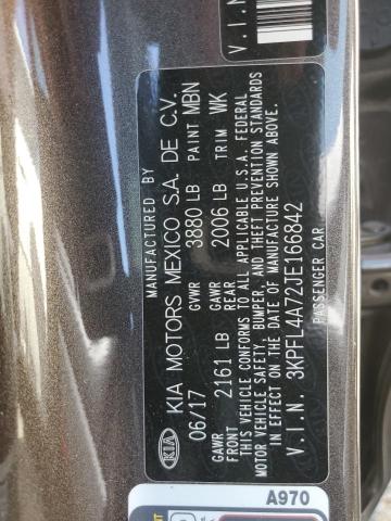 Photo 11 VIN: 3KPFL4A72JE166842 - KIA FORTE 