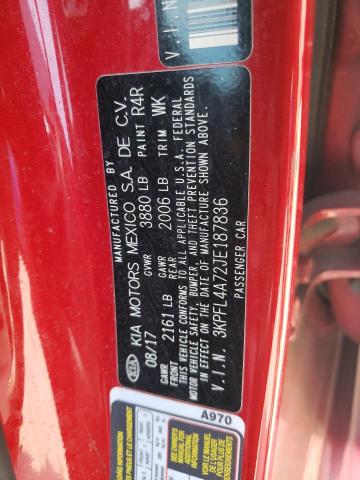 Photo 12 VIN: 3KPFL4A72JE187836 - KIA FORTE LX 