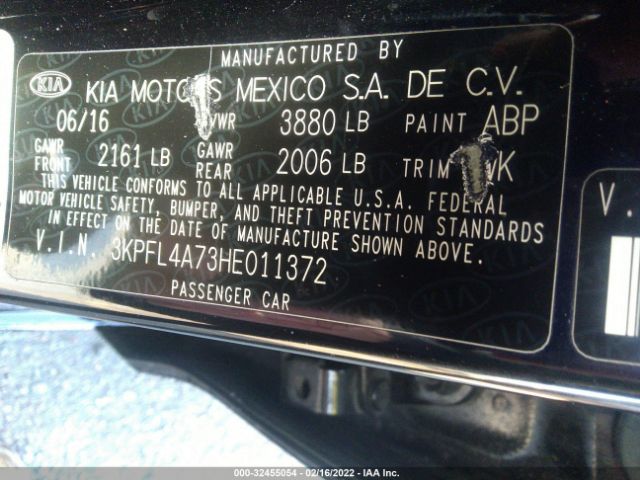 Photo 8 VIN: 3KPFL4A73HE011372 - KIA FORTE 