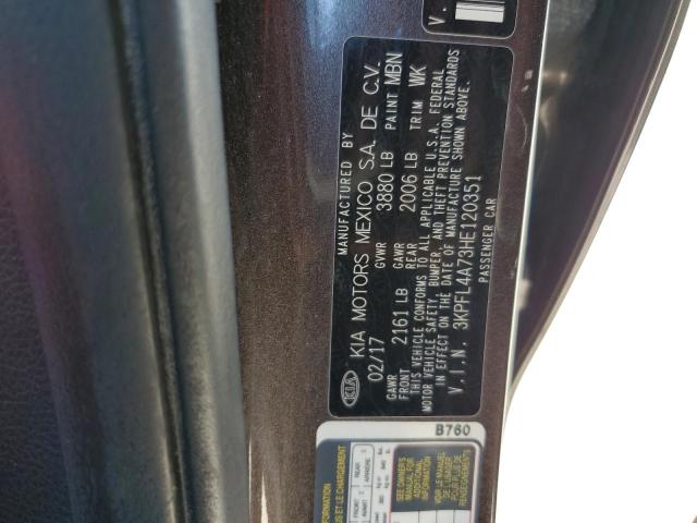 Photo 12 VIN: 3KPFL4A73HE120351 - KIA FORTE LX 