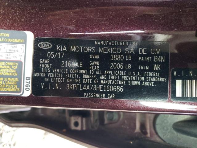 Photo 11 VIN: 3KPFL4A73HE160686 - KIA FORTE LX 